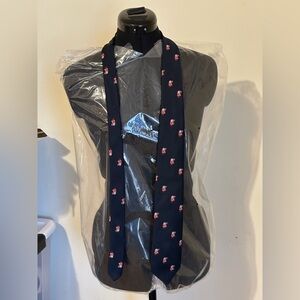 Men's Christmas Tie with Santa Pattern